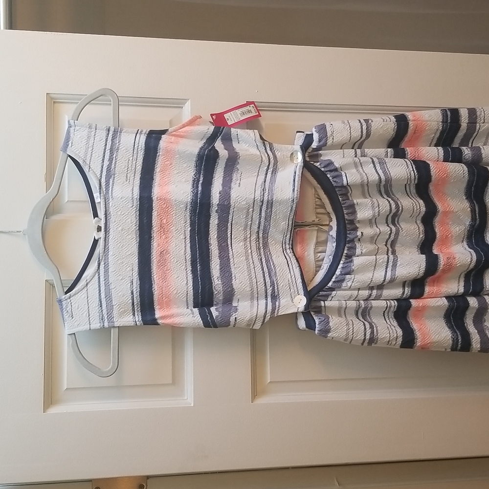 Xhiliration Striped Dress